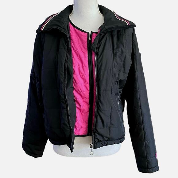 Obermeyer Size 12 Ski Winter Snowboarding Coat Jacket Short Black TINY FLAW - Picture 2 of 6